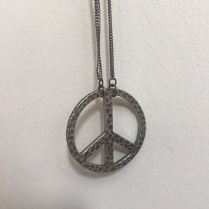 Peace Sign Necklace